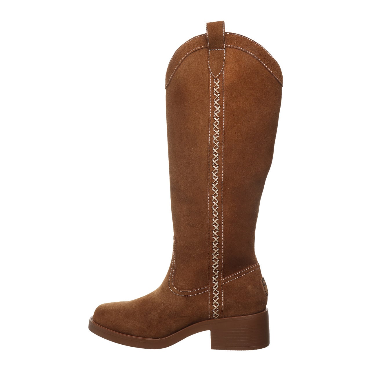 Bearpaw Jessie Women's Western Pull-On Boots - Cinnamon - side view