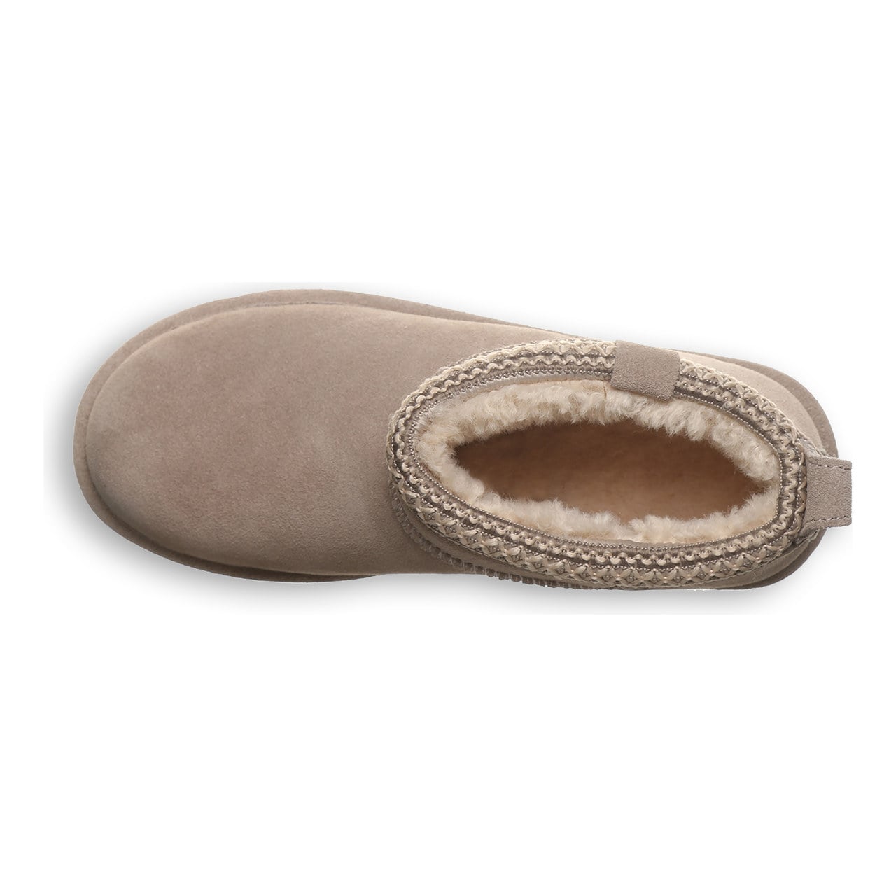Bearpaw Langly Women's Pull-On Boots - Stone - top view