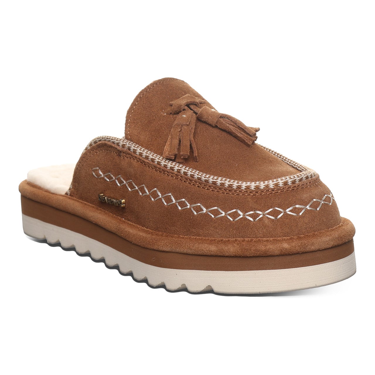 Bearpaw Leona Women's Cozy Slip-On Slippers - Cinnamon - angle main