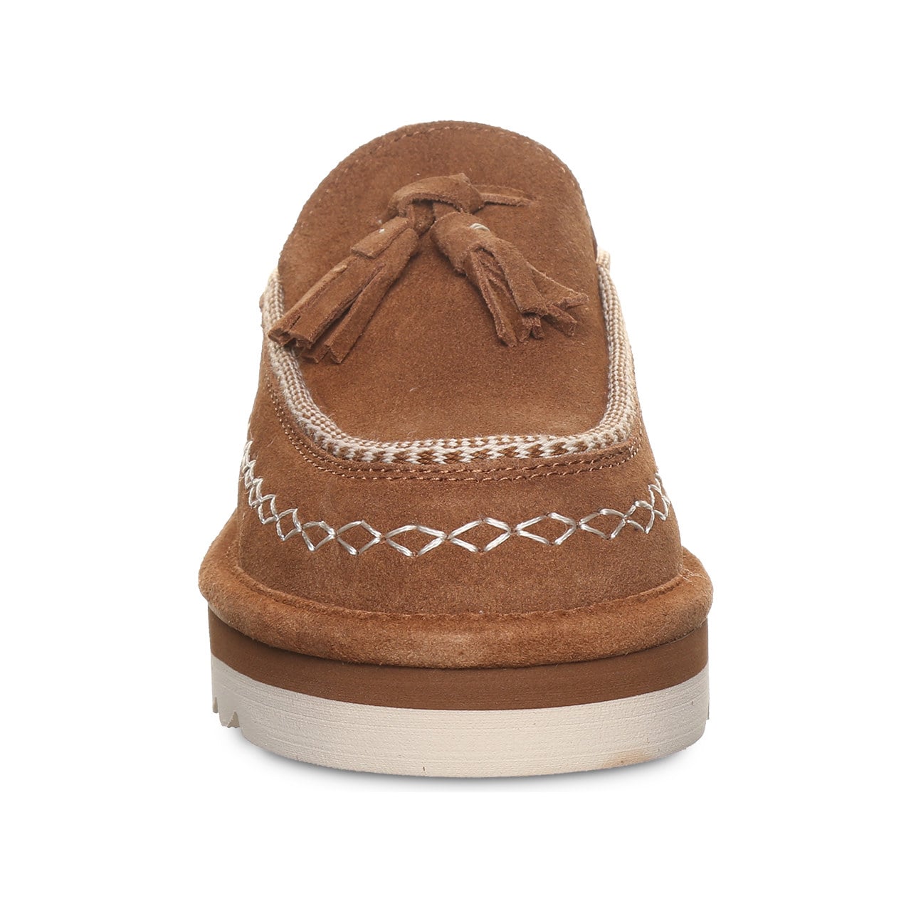 Bearpaw Leona Women's Cozy Slip-On Slippers - Cinnamon - front view