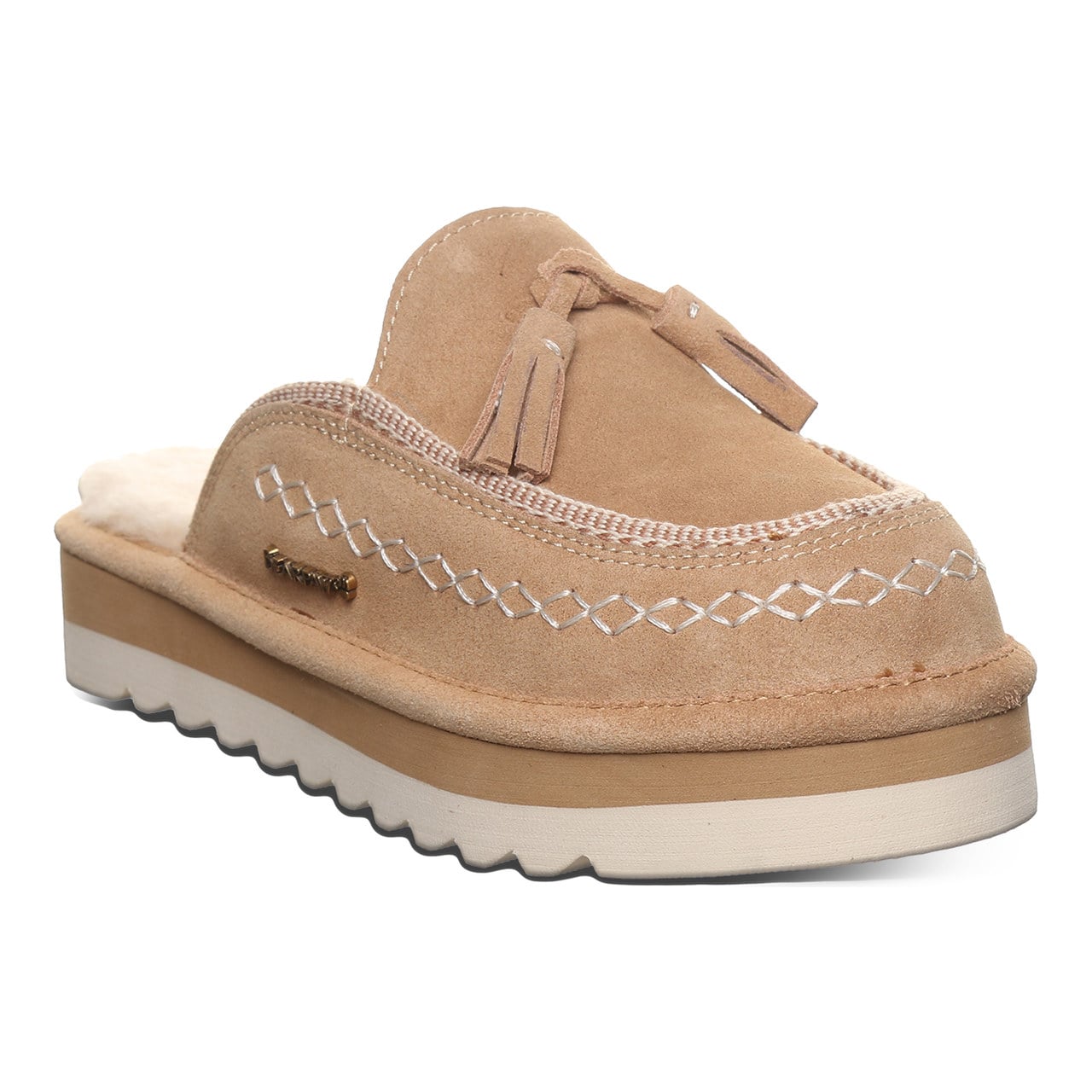 Bearpaw Leona Women's Cozy Slip-On Slippers - Toffee - angle main