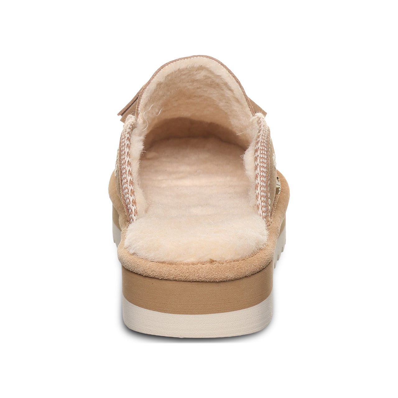 Bearpaw Leona Women's Cozy Slip-On Slippers - Toffee - back view