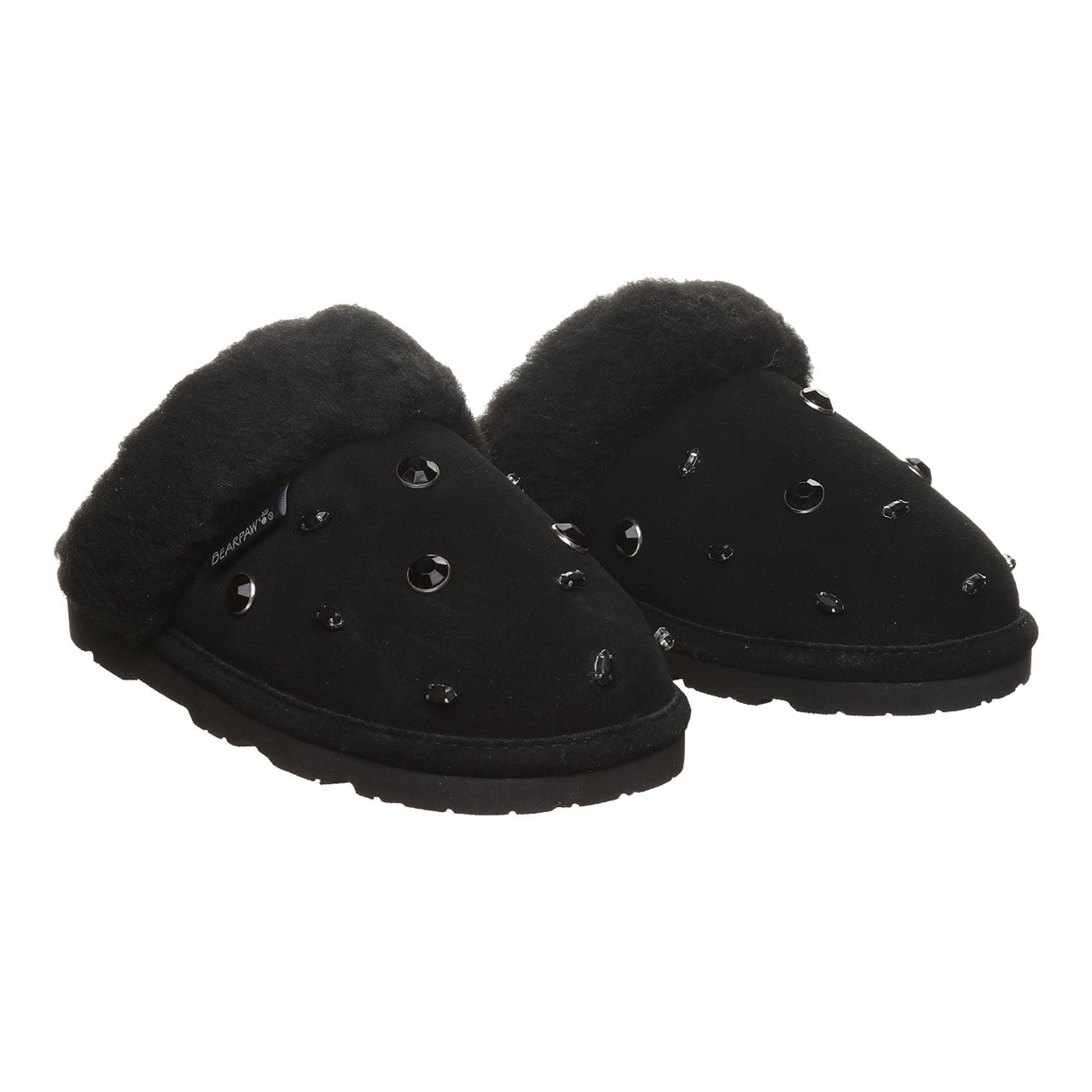 Bearpaw Loki Nova Women's Sparkle Slippers - Black - pair view