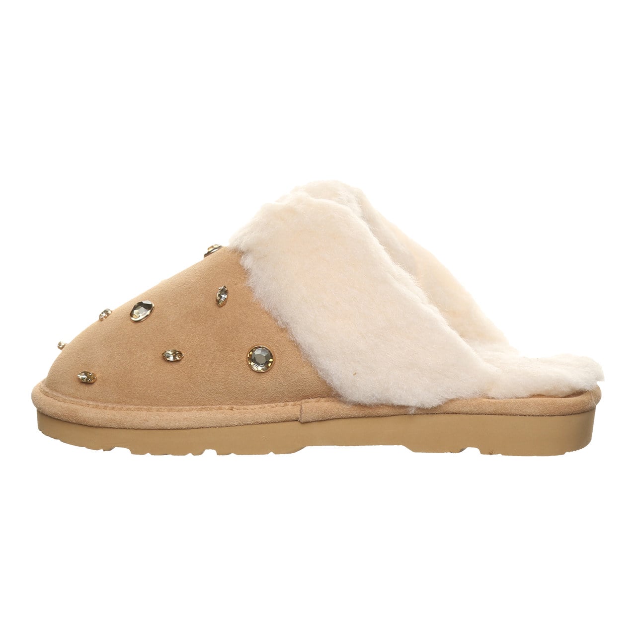 Bearpaw Loki Nova Women's Sparkle Slippers - Iced Coffee - side view