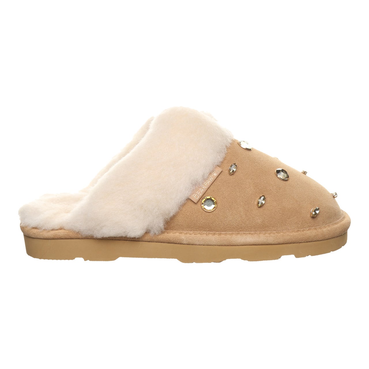Bearpaw Loki Nova Women's Sparkle Slippers - Iced Coffee - side view 2