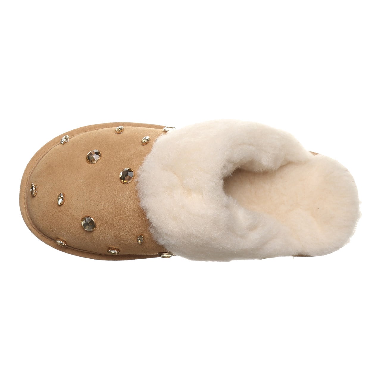 Bearpaw Loki Nova Women's Sparkle Slippers - Iced Coffee - top view