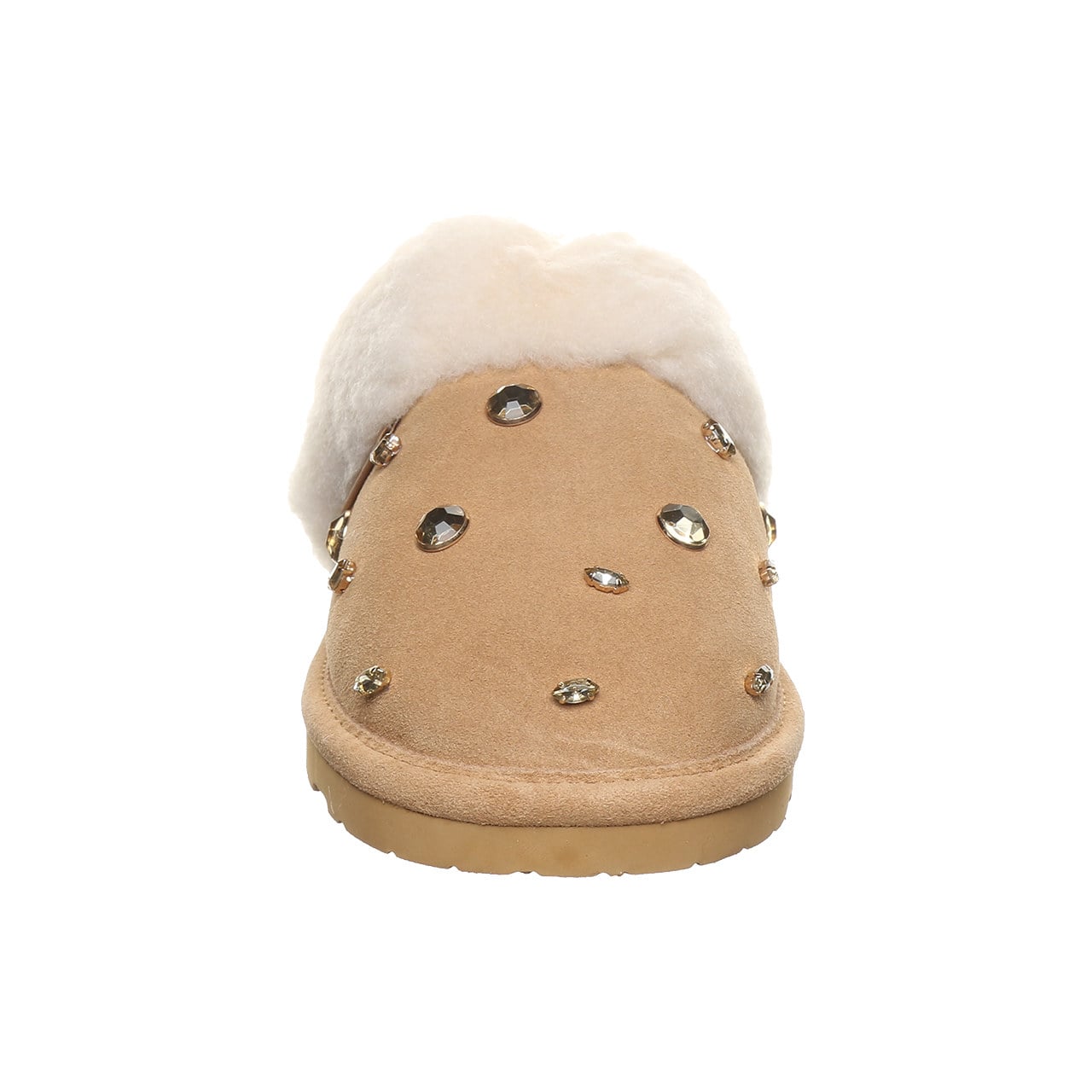 Bearpaw Loki Nova Women's Sparkle Slippers - Iced Coffee - front view