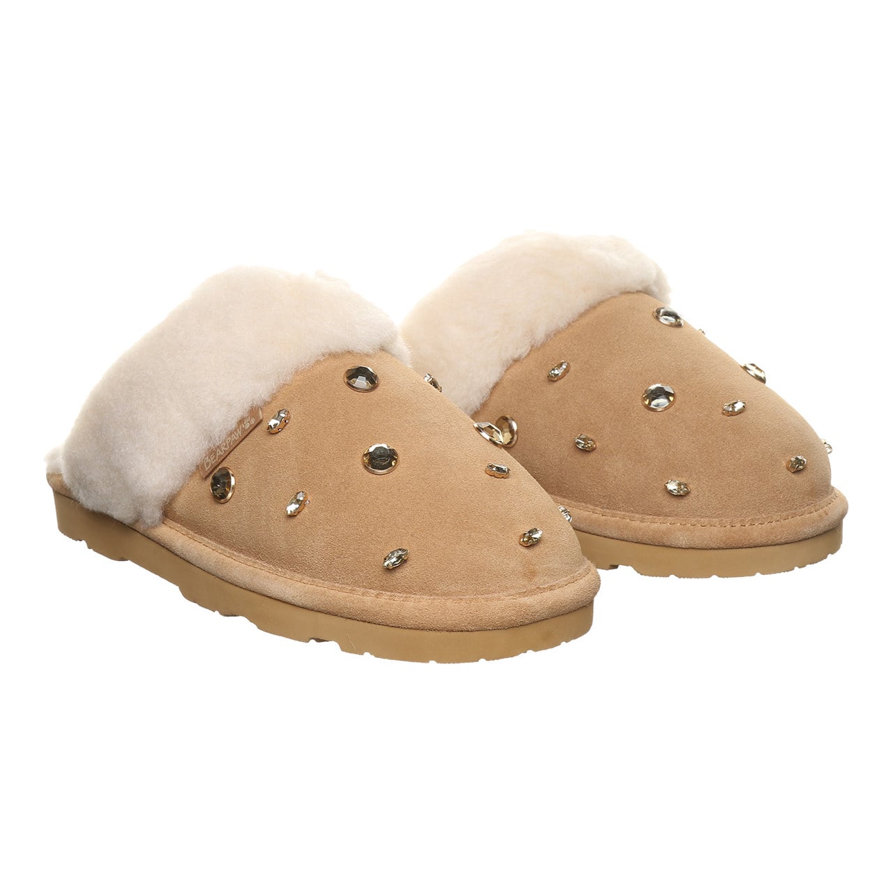 Bearpaw Loki Nova Women's Sparkle Slippers - Iced Coffee - pair view