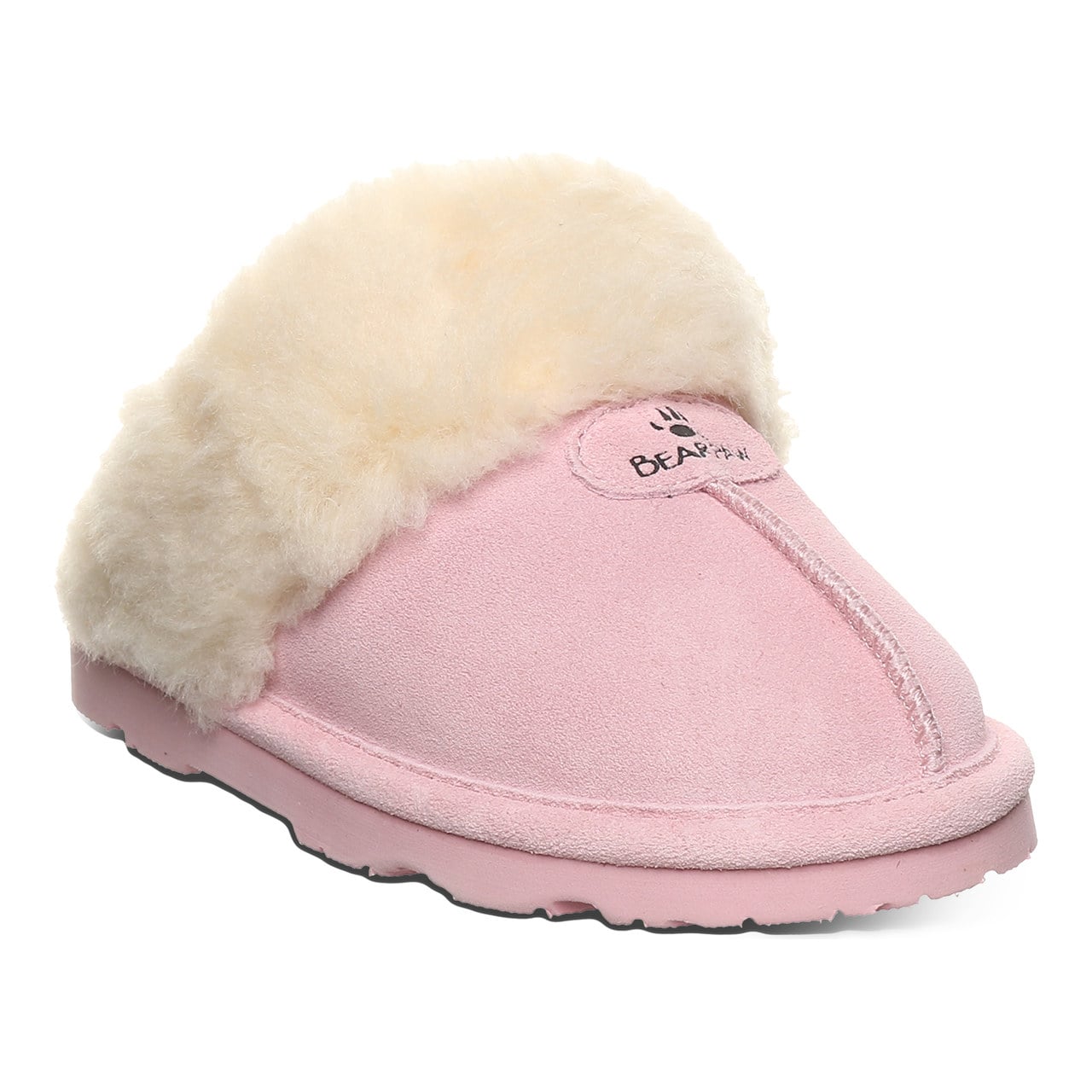 Bearpaw Loki Youth Youth's Indoor/outdoor Slippers - 671y - Pink Lemonade - angle main