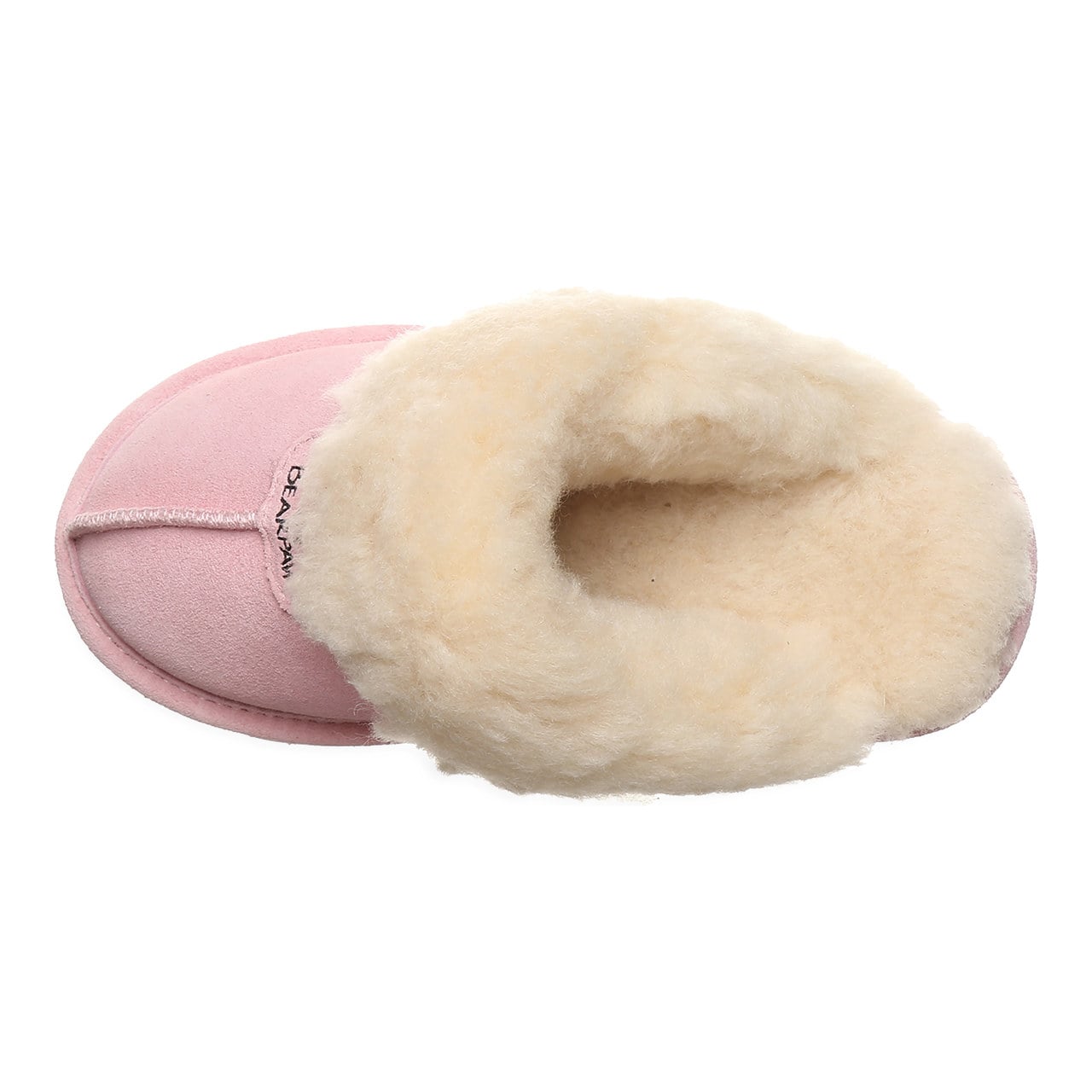 Bearpaw Loki Youth Youth's Indoor/outdoor Slippers - 671y - Pink Lemonade - top view