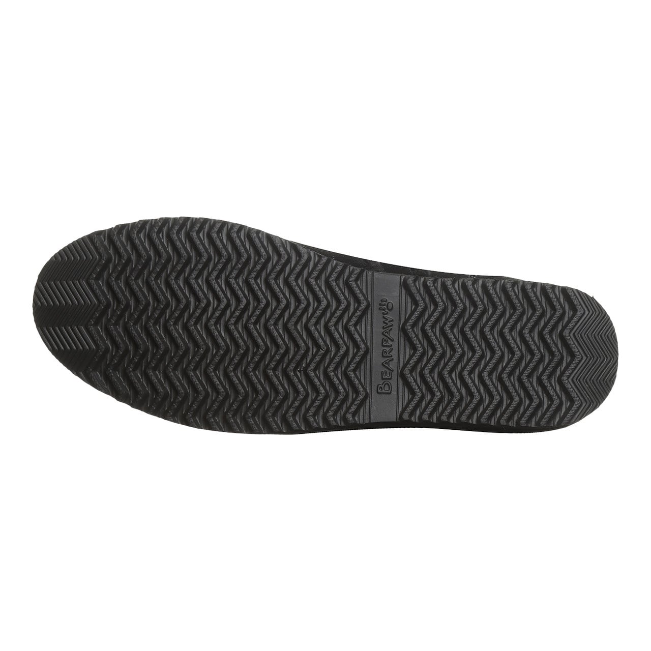 Bearpaw Lou Lou Women's Cozy Mary Jane Shoes - Black - bottom view