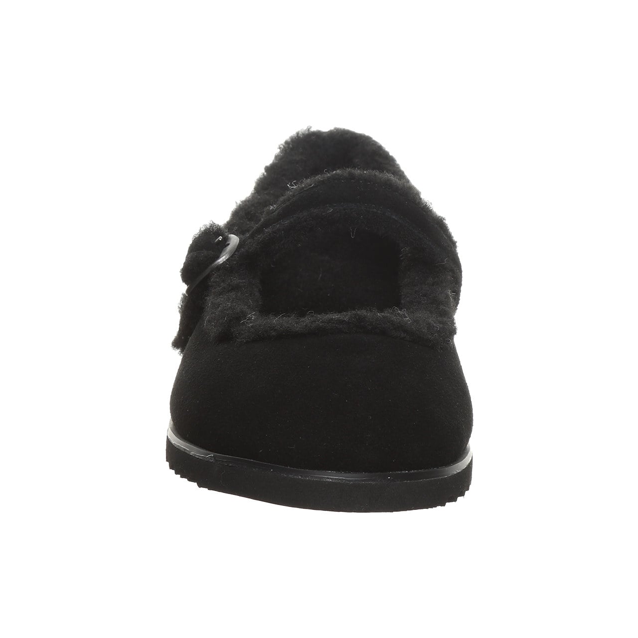 Bearpaw Lou Lou Women's Cozy Mary Jane Shoes - Black - front view