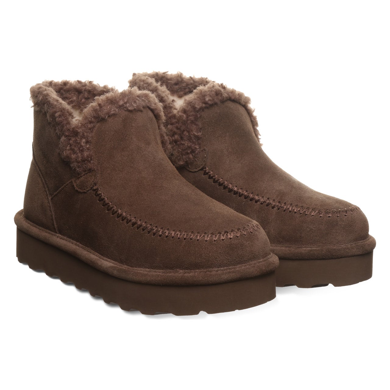 Bearpaw Maeve Platform Lo Women's Winter Boots - 3120w - Cocoa - pair view