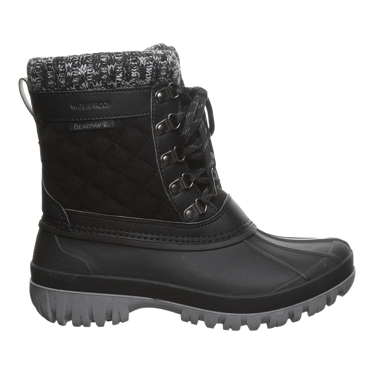 Bearpaw Nadja Women's Waterproof Boots - Black - side view 2