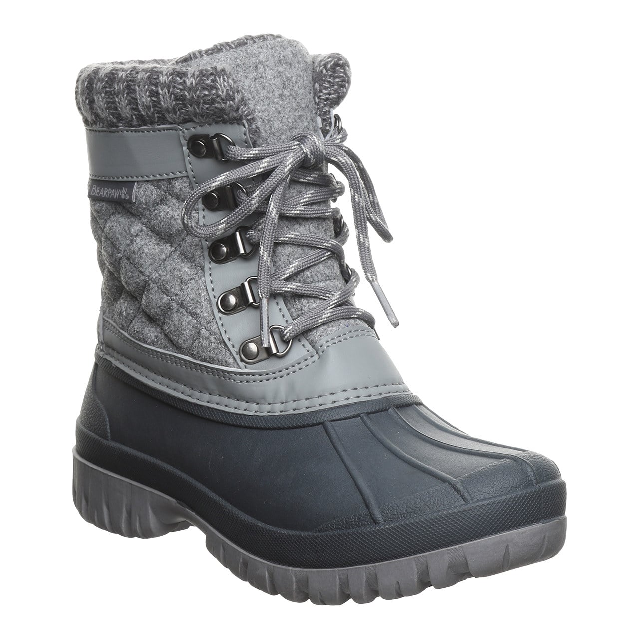 Bearpaw Nadja Women's Waterproof Boots - Charcoal - angle main