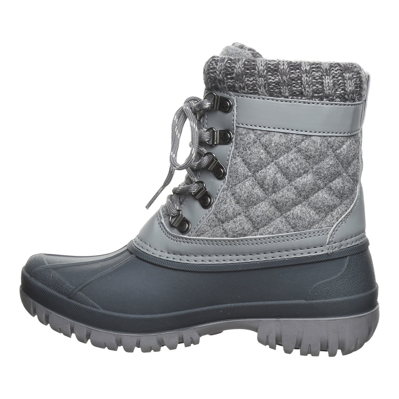 Bearpaw Nadja Women's Waterproof Boots - Charcoal - side view