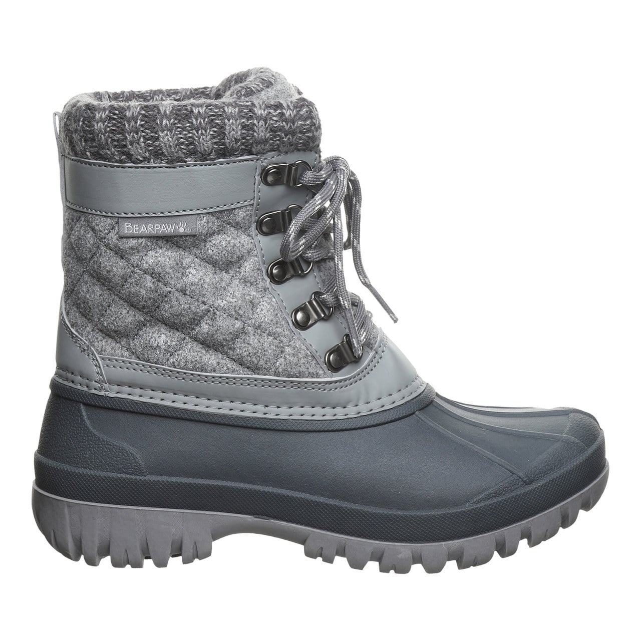 Bearpaw Nadja Women's Waterproof Boots - Charcoal - side view 2