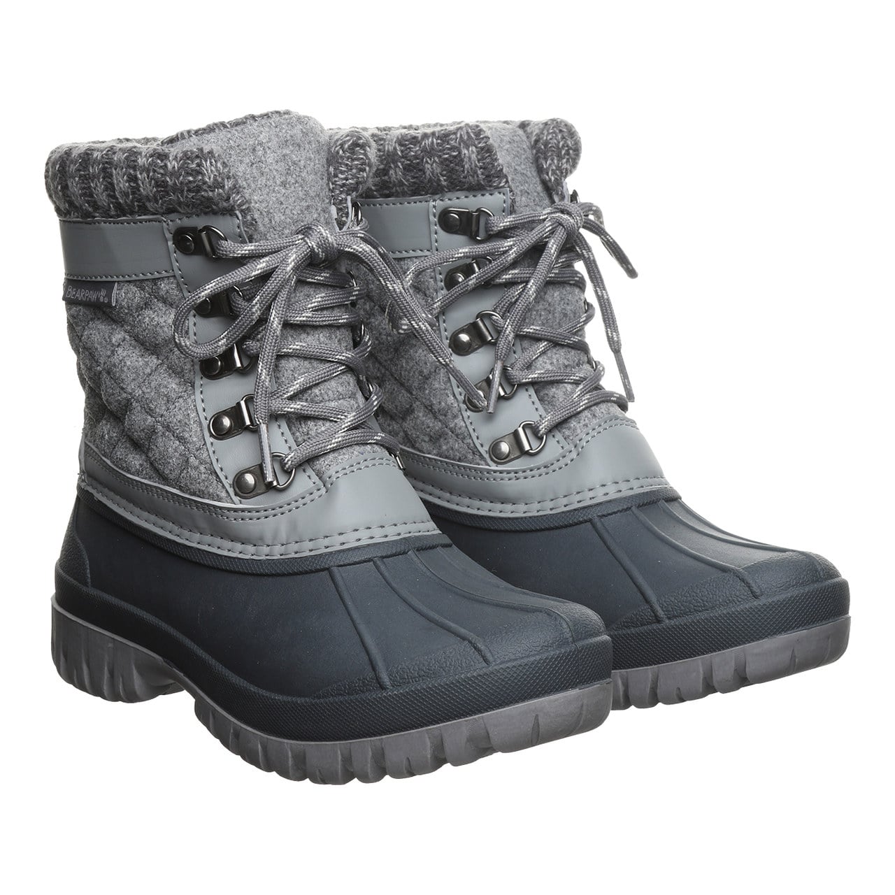 Bearpaw Nadja Women's Waterproof Boots - Charcoal - pair view