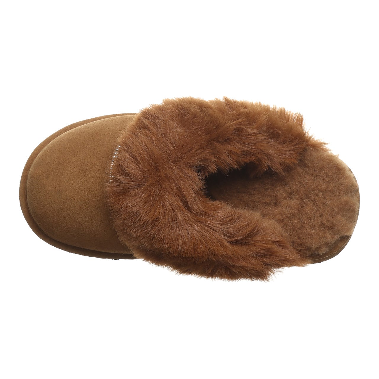 Bearpaw Pyper Youth Sparkly Slippers - Hickory - top view