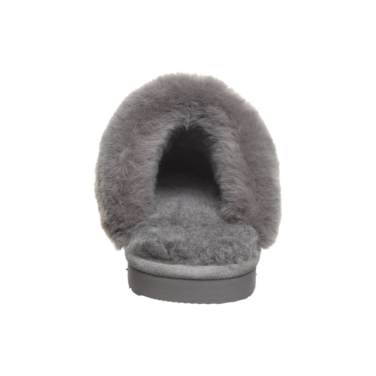 Bearpaw Rumie Cable Knit Women's Easy On/Off Slippers - Charcoal - back view