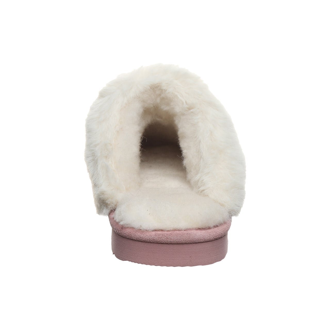 Bearpaw Rumie Cable Knit Women's Easy On/Off Slippers - Peony - back view