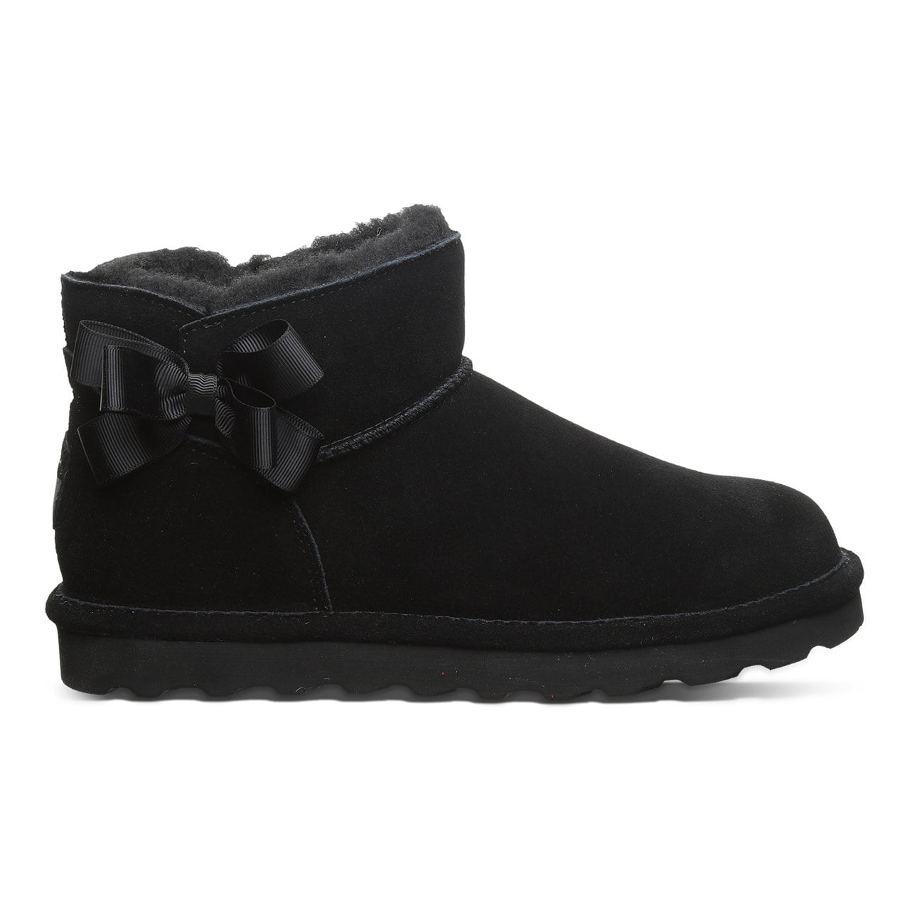 Bearpaw Saige Women's Everyday Style Boots - Black - side view 2