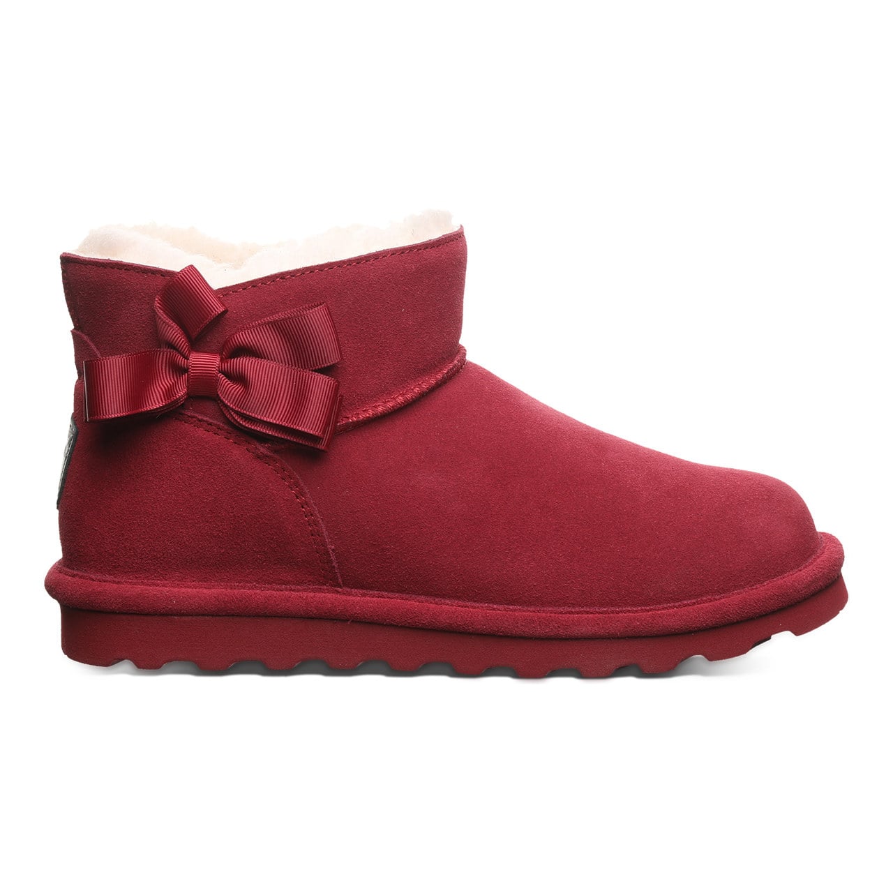 Bearpaw Saige Women's Everyday Style Boots - Cranberry - side view 2