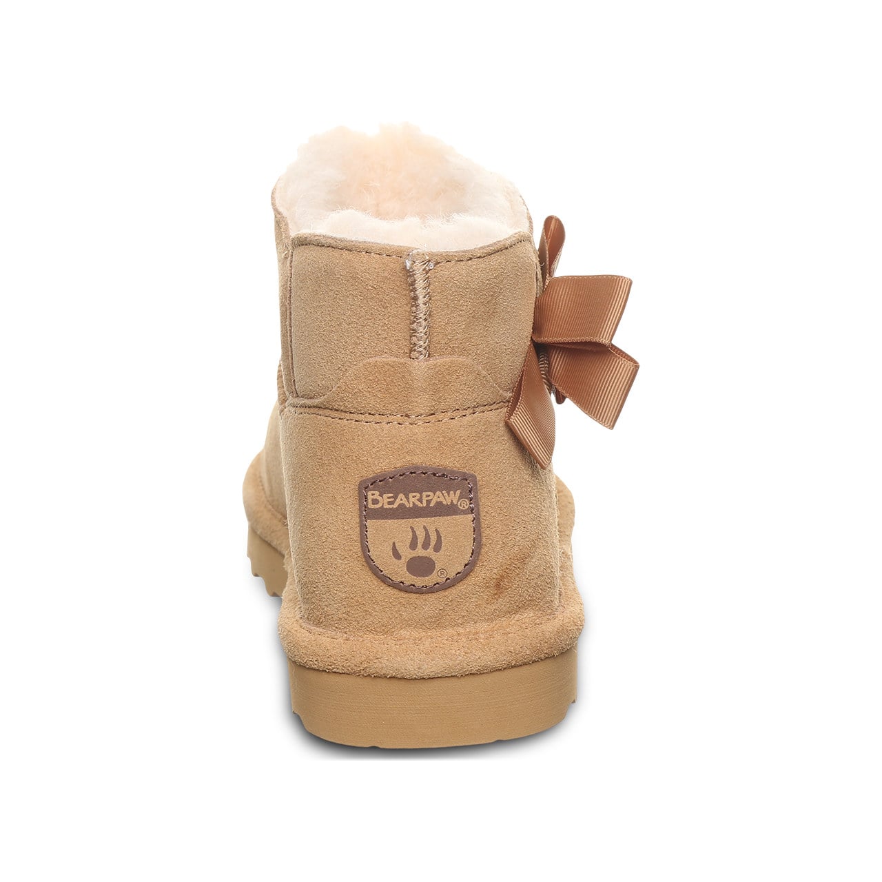 Bearpaw Saige Women's Everyday Style Boots - Iced Coffee - back view