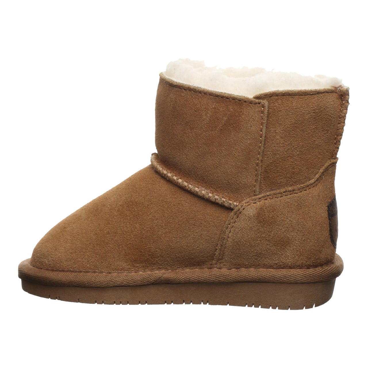 Bearpaw Saige Toddler Cozy Pull-On Boots - Hickory - side view