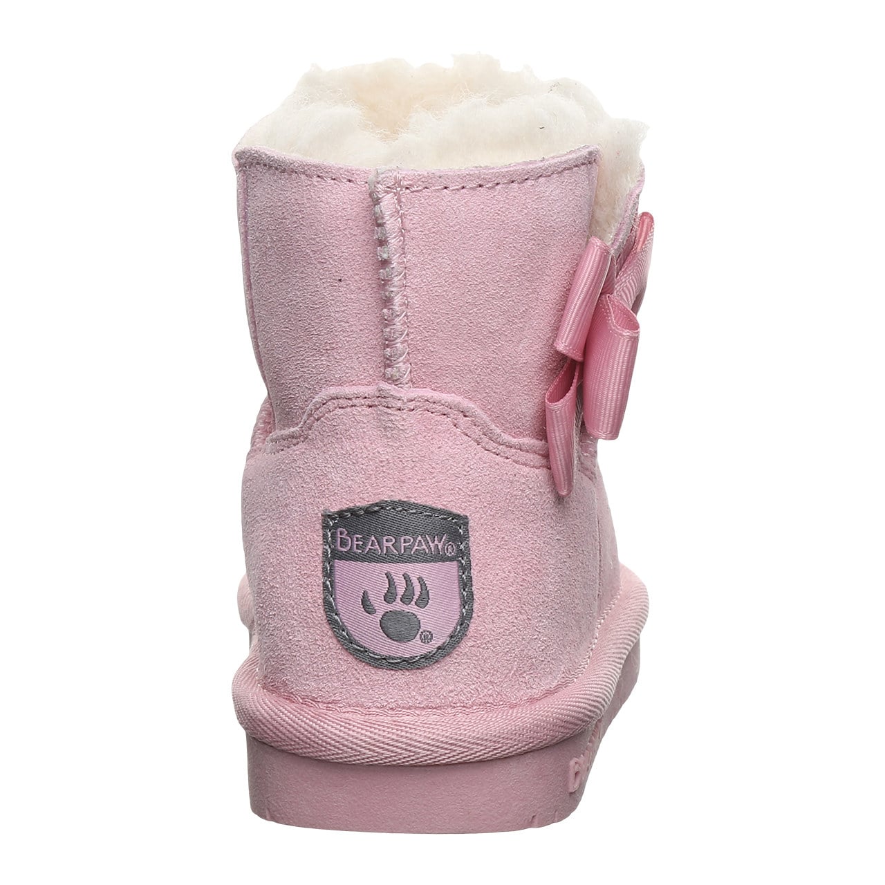 Bearpaw Saige Toddler Cozy Pull-On Boots - Pink Lemonade - back view