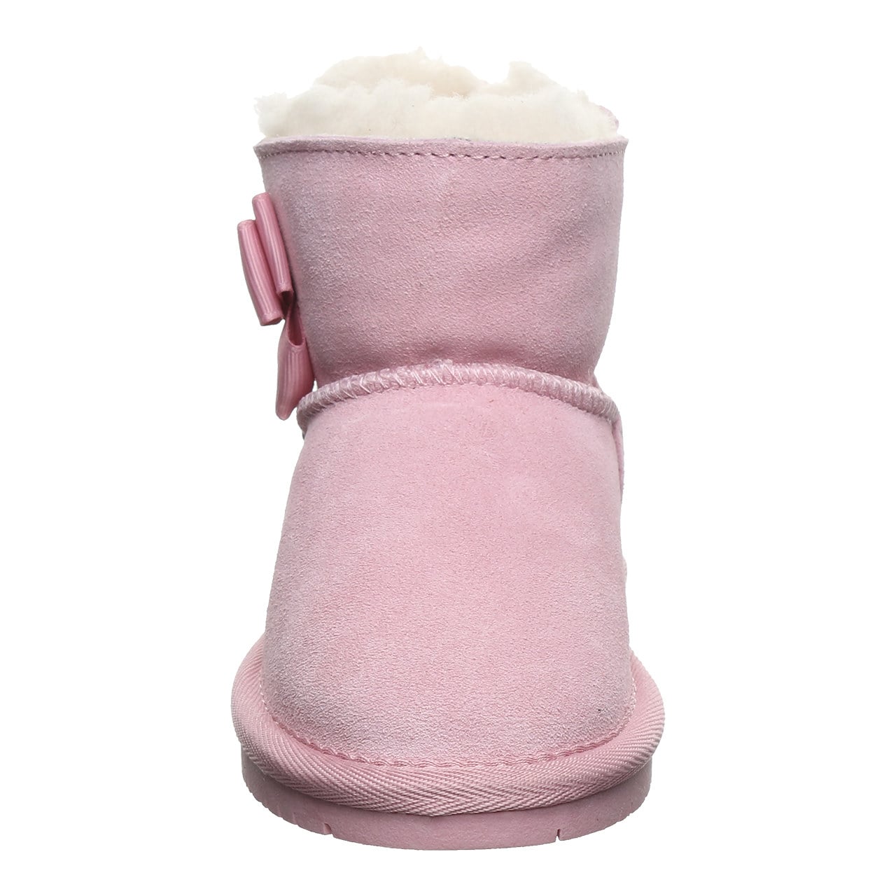 Bearpaw Saige Toddler Cozy Pull-On Boots - Pink Lemonade - front view