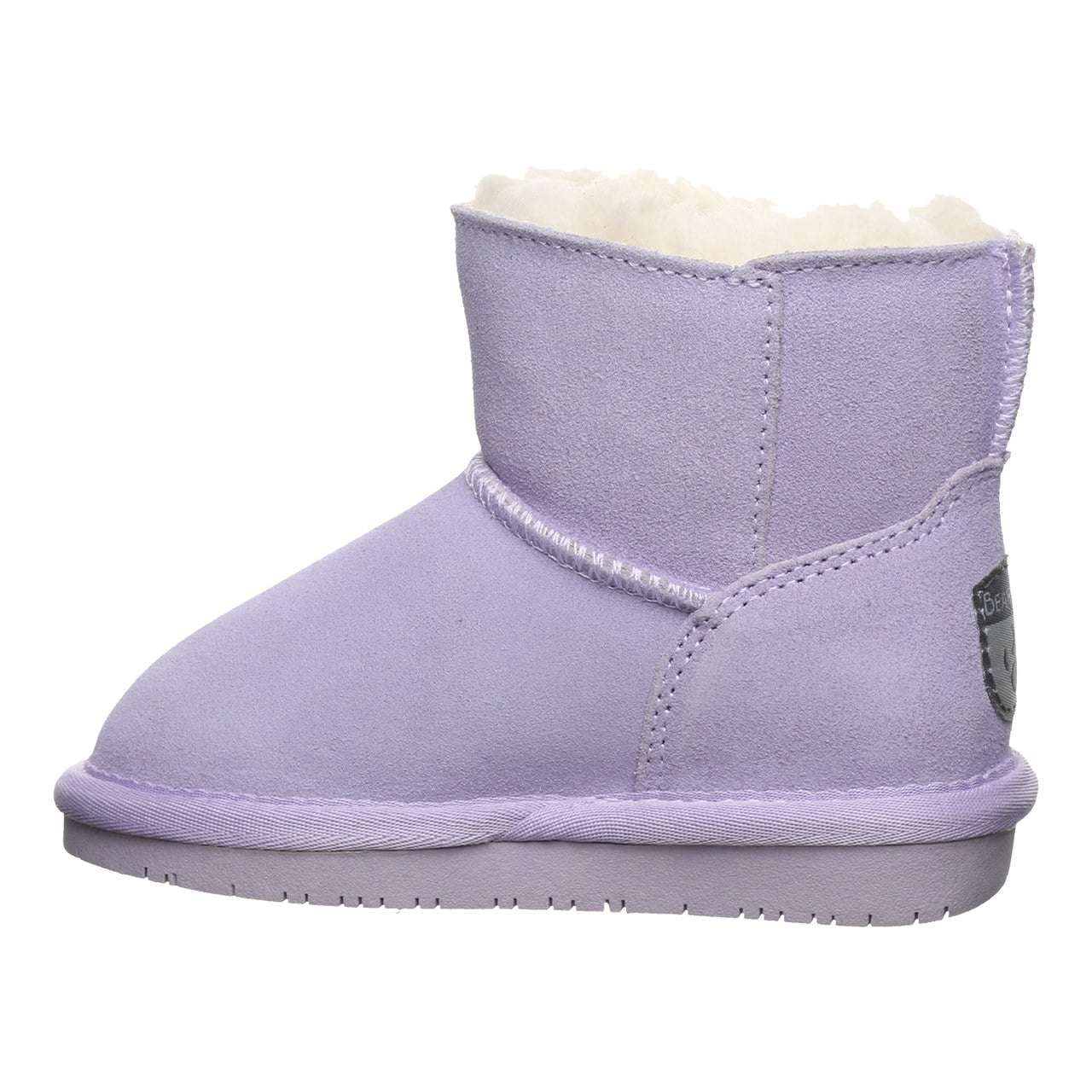 Bearpaw Saige Toddler Cozy Pull-On Boots - Washed Lavender - side view