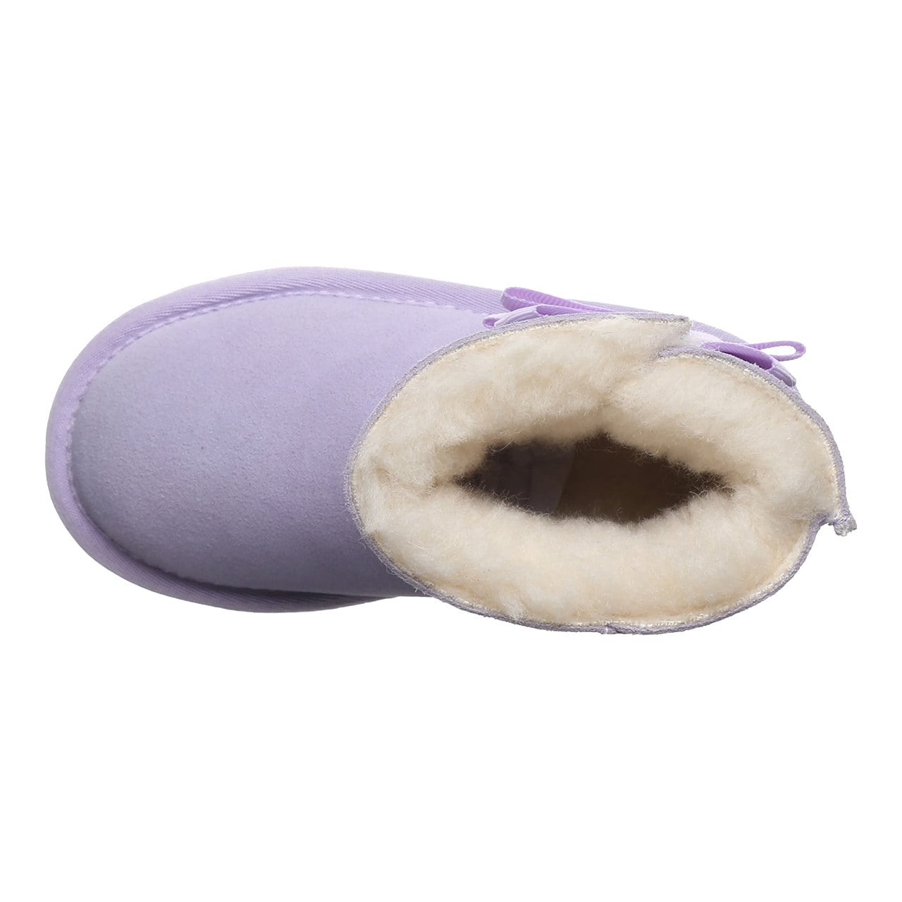Bearpaw Saige Toddler Cozy Pull-On Boots - Washed Lavender - top view