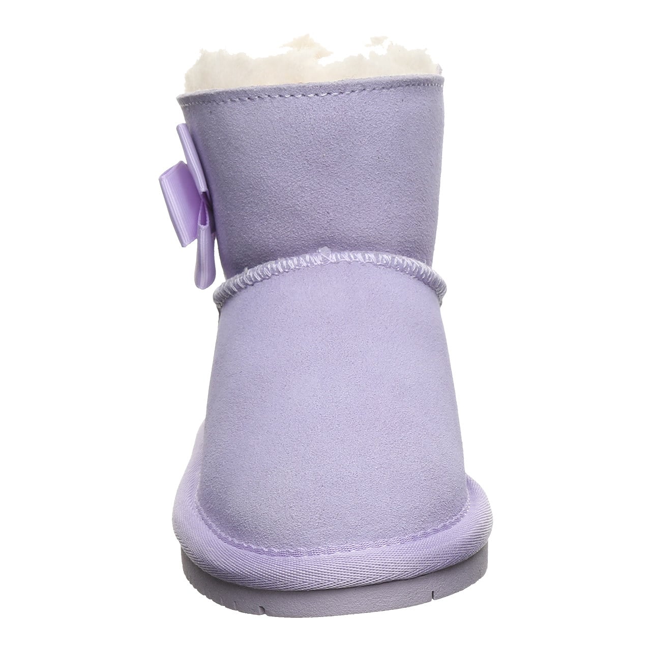 Bearpaw Saige Toddler Cozy Pull-On Boots - Washed Lavender - front view