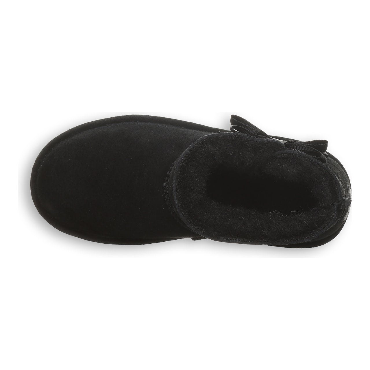 Bearpaw Saige Youth Pull-On Boots - Black - top view