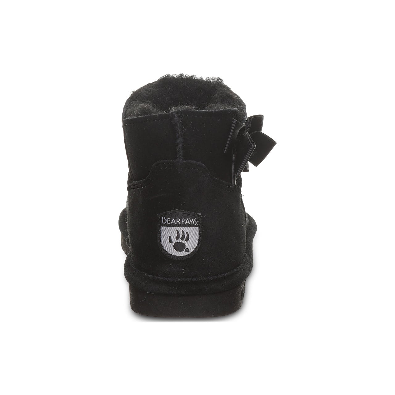 Bearpaw Saige Youth Pull-On Boots - Black - back view