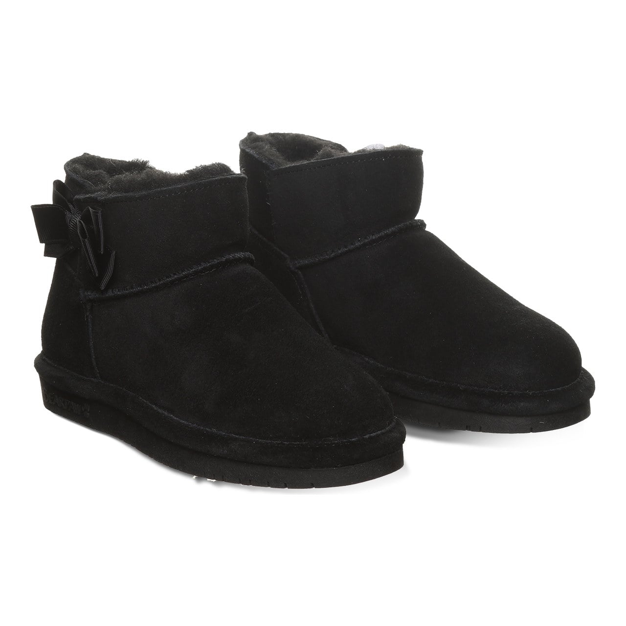 Bearpaw Saige Youth Pull-On Boots - Black - pair view