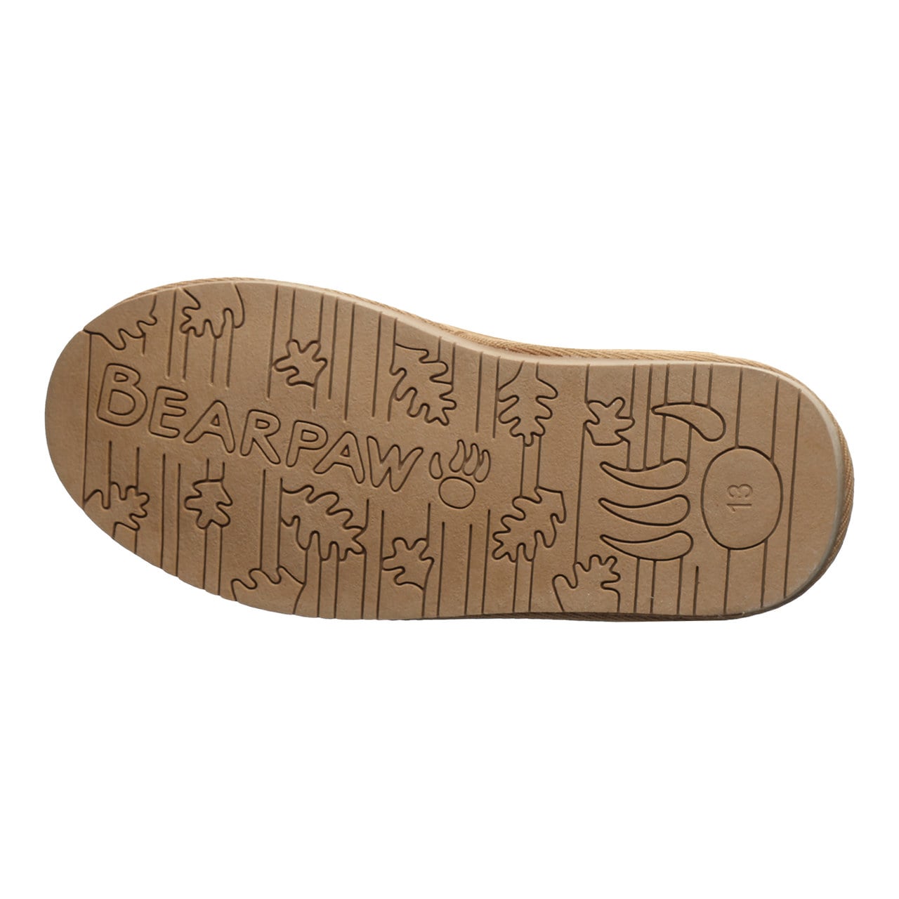 Bearpaw Saige Youth Pull-On Boots - Iced Coffee - bottom view