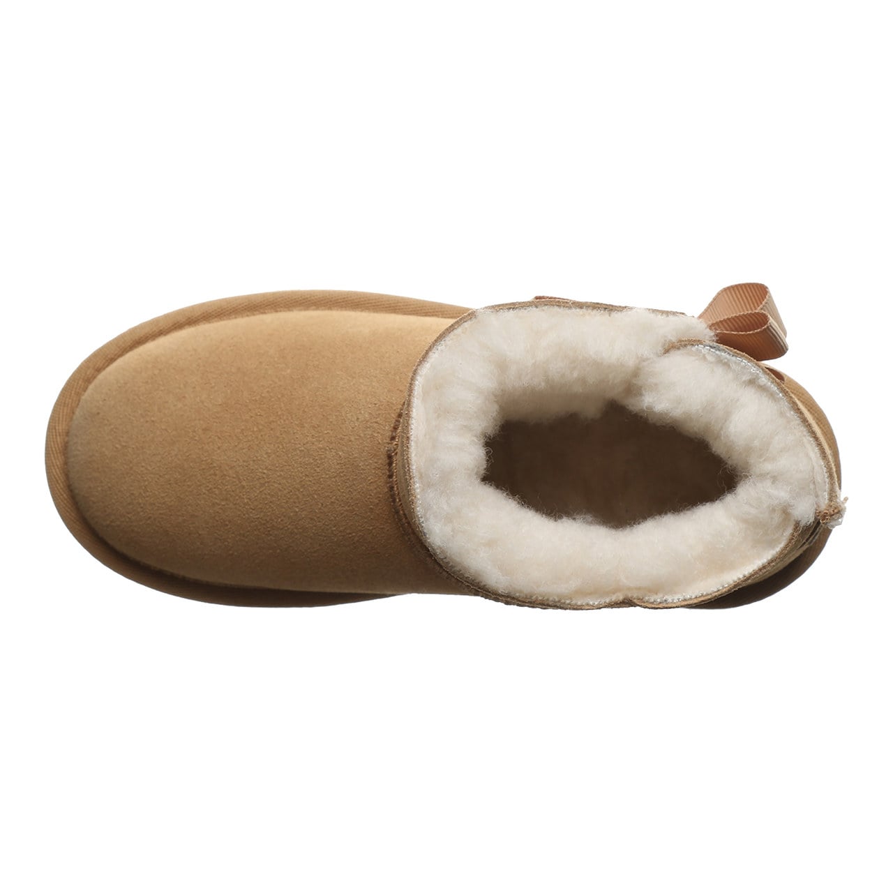 Bearpaw Saige Youth Pull-On Boots - Iced Coffee - top view