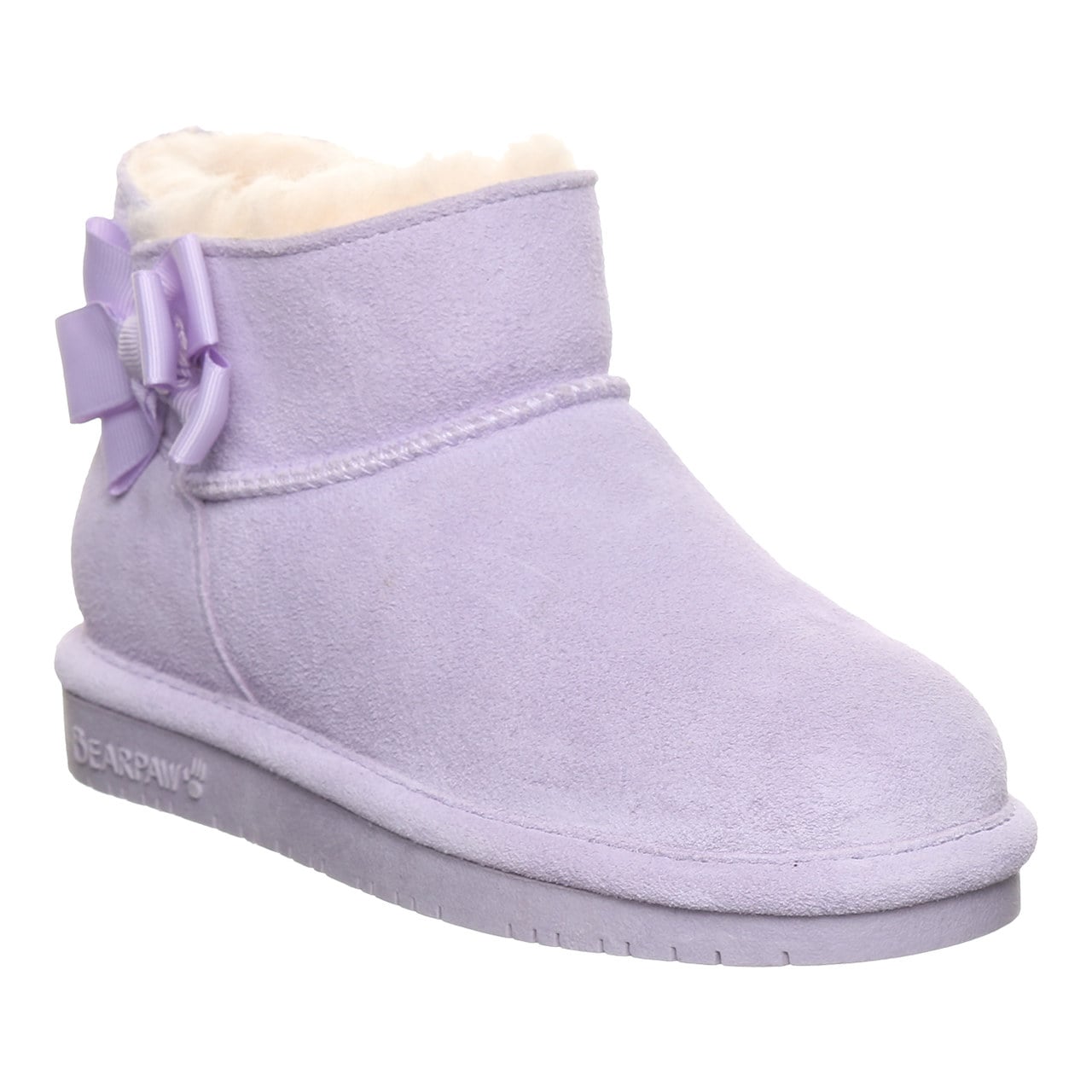 Bearpaw Saige Youth Pull-On Boots - Washed Lavender - angle main