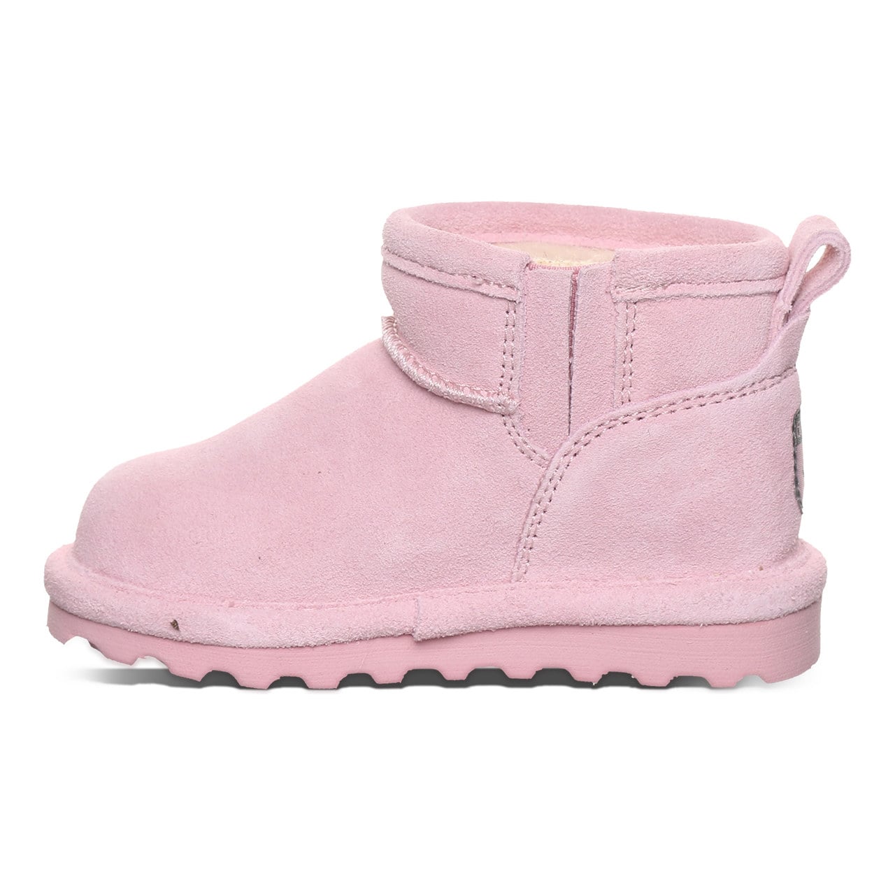 Bearpaw Shorty Toddler Toddler's Casual Comfort Boots - 2860t - Pink Lemonade - side view