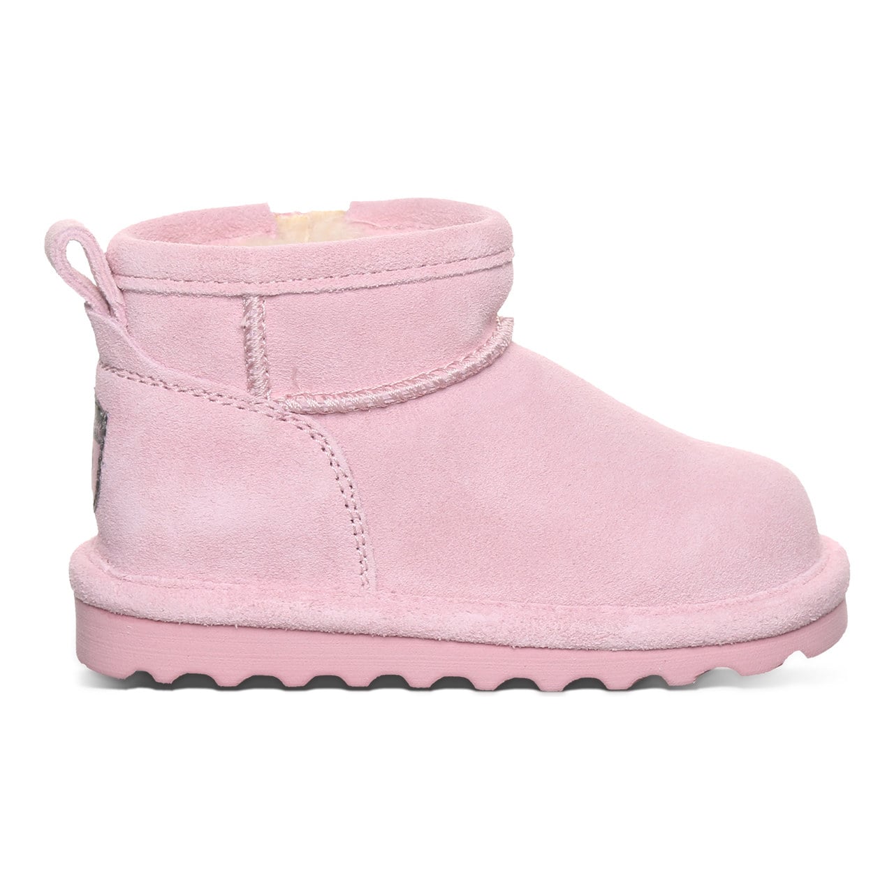 Bearpaw Shorty Toddler Toddler's Casual Comfort Boots - 2860t - Pink Lemonade - side view 2