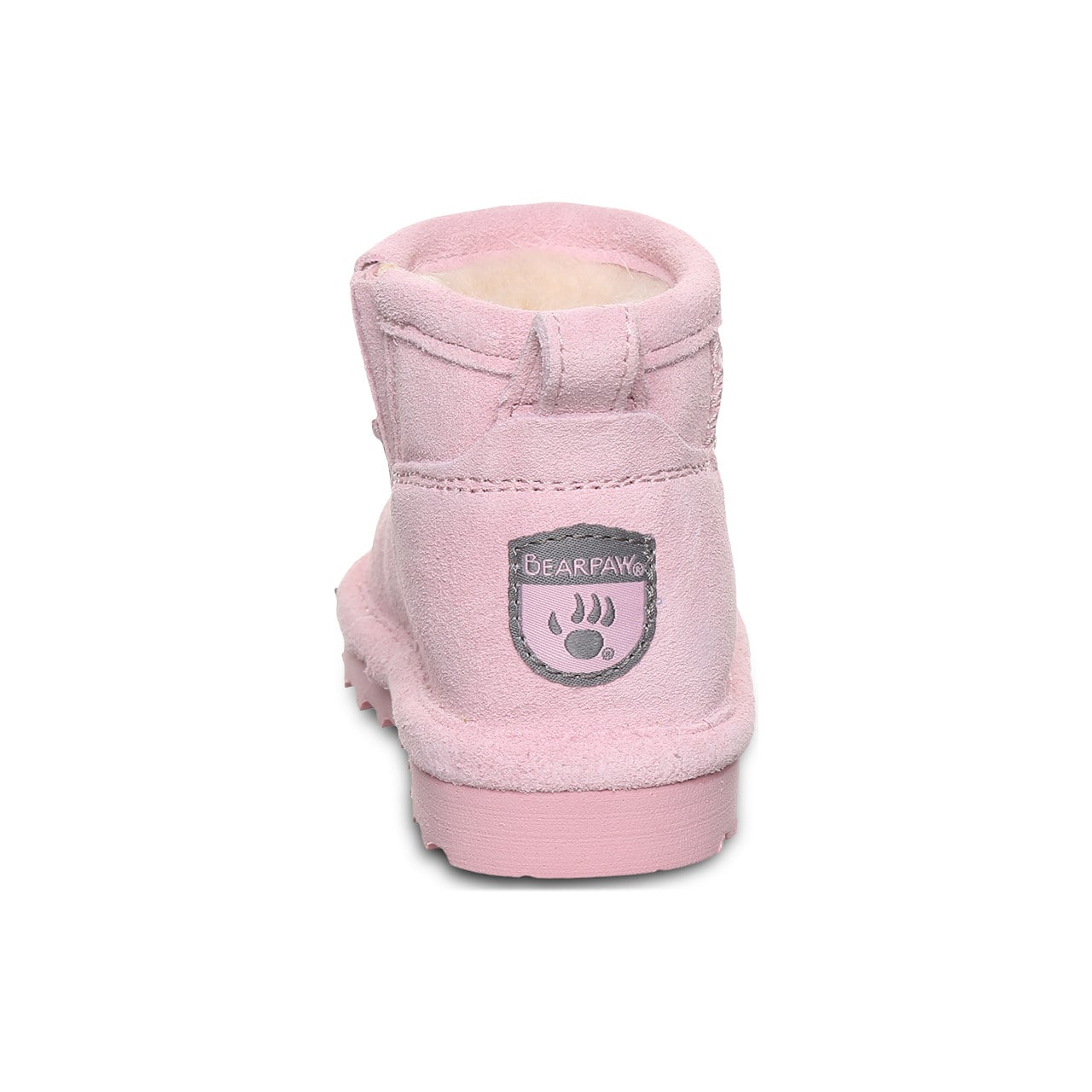 Bearpaw Shorty Toddler Toddler's Casual Comfort Boots - 2860t - Pink Lemonade - back view