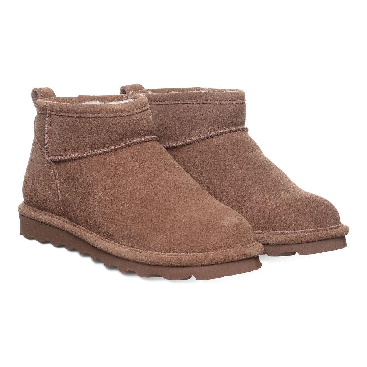 Bearpaw Shorty Wide Women's Weather-Ready Boots - COCOA - pair view