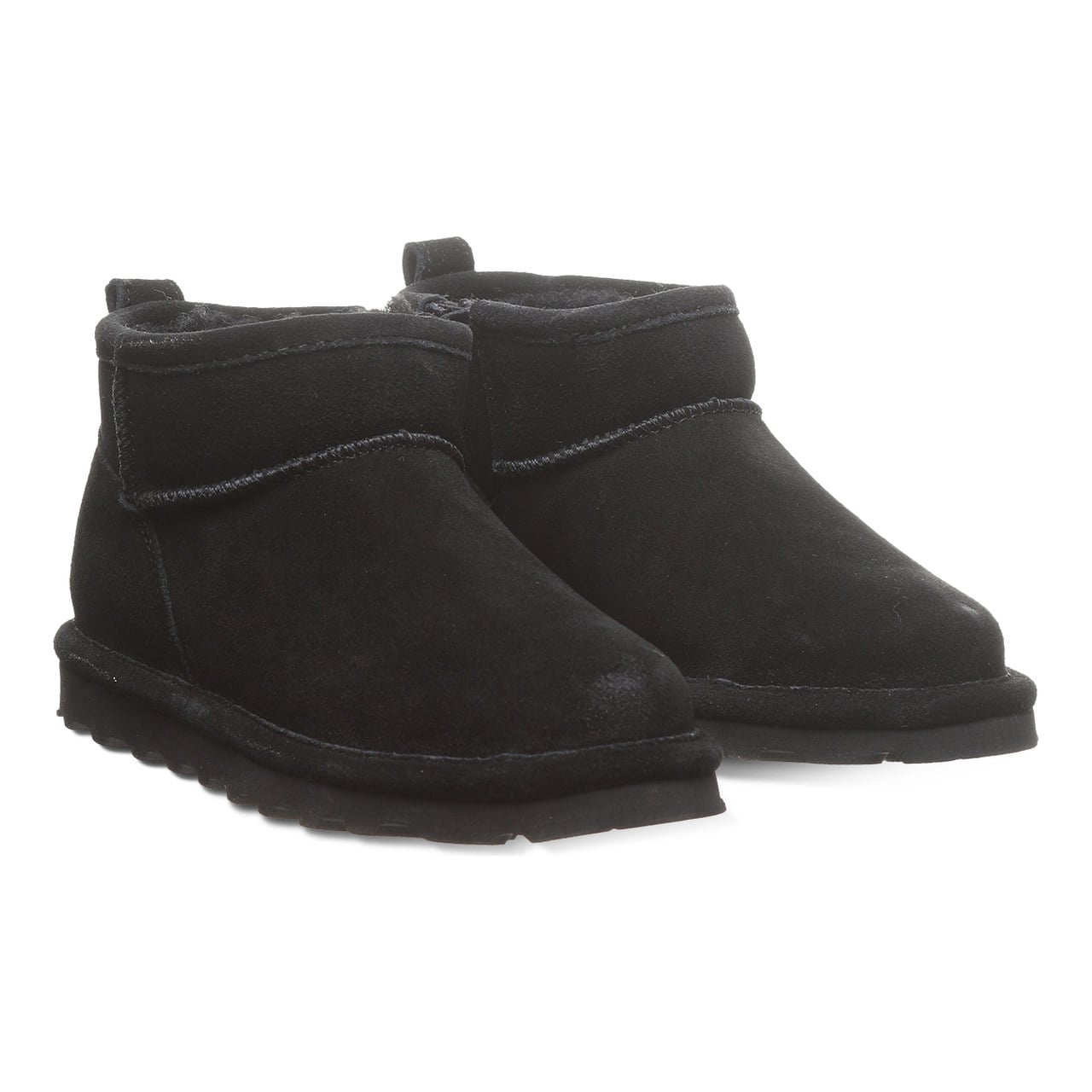 Bearpaw Shorty Youth Youth's Ankle High Boots - Black - pair view