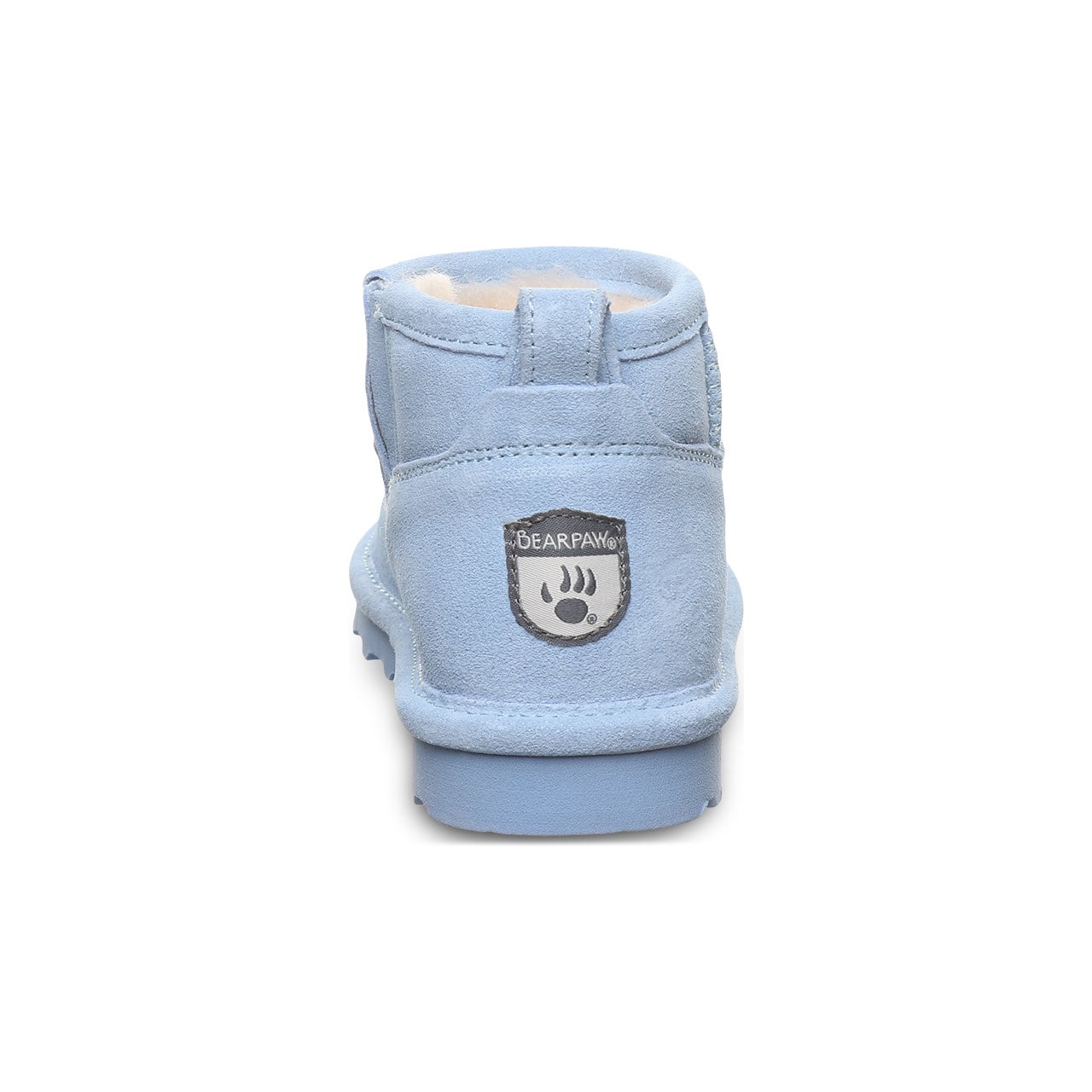 Bearpaw Shorty Youth Youth's Ankle High Boots - Blissful Blue - back view
