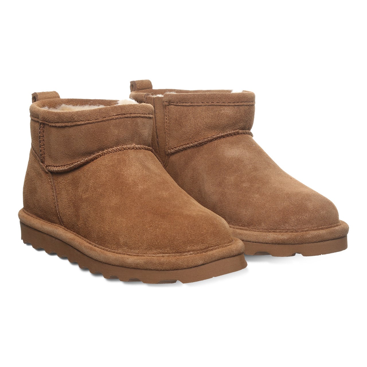 Bearpaw Shorty Youth Youth's Ankle High Boots - Brown - pair view