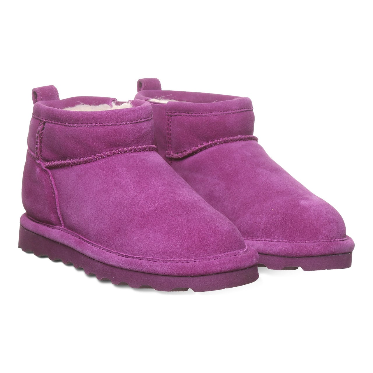 Bearpaw Shorty Youth Youth's Ankle High Boots - Hypnotic Violet - pair view