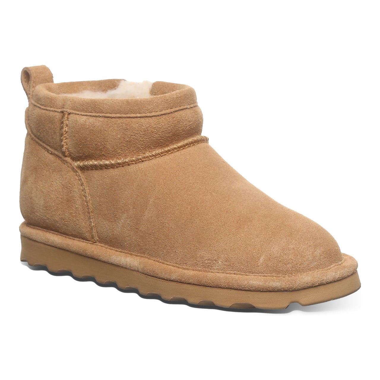 Bearpaw Shorty Youth Youth's Ankle High Boots - Iced Coffee - angle main