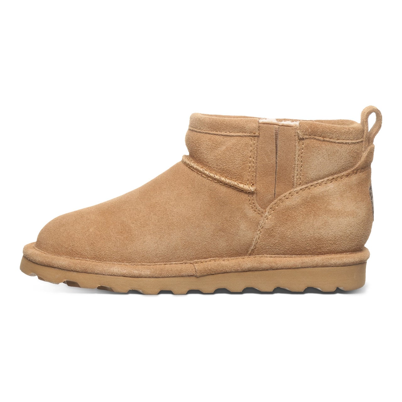 Bearpaw Shorty Youth Youth's Ankle High Boots - Iced Coffee - side view